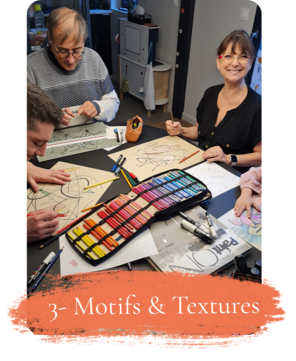 Process Ateliers, étape 3 : les motifs et textures