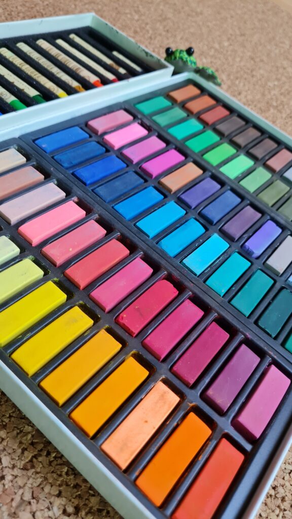 Mes pastels secs et gras
